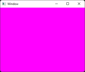 a magenta window